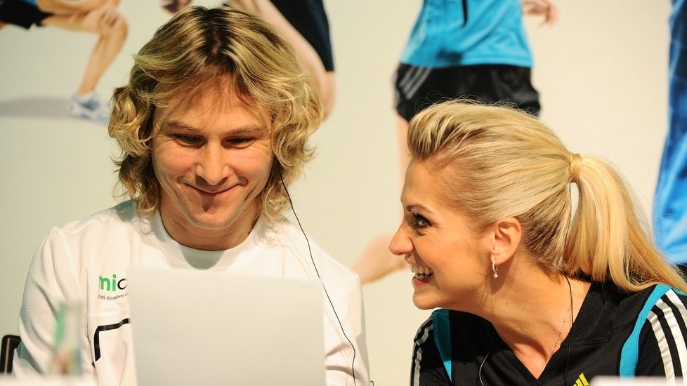 Dara Rolins a Pavel Nedvěd v roce 2010