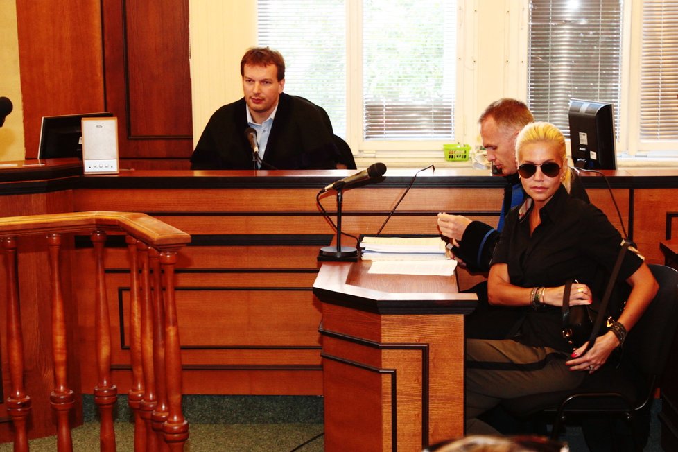Dara Rolins na lavici obžalovaných. Doprovází ji její právník