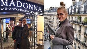Dara Rolins vyrazila do Paříže na koncert Madonny