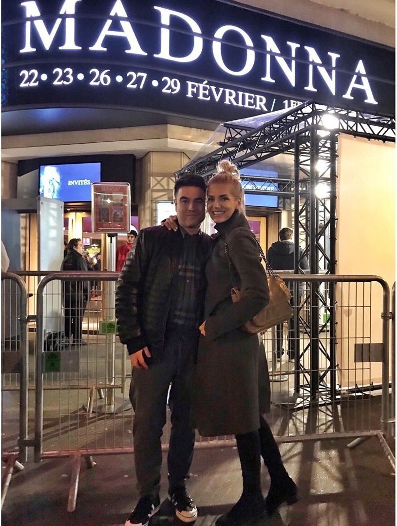Dara Rolins vyrazila do Paříže na koncert Madonny