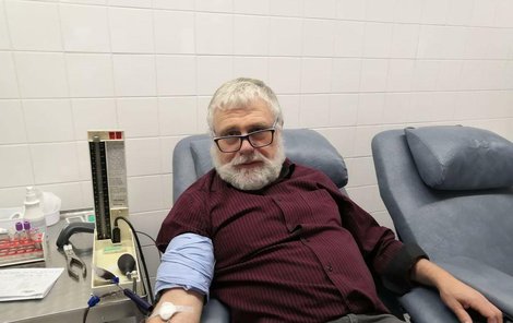 Antonín Vrba (63) z Velké nad Veličkou má za sebou přes 300 odběrů krve, SMS by mu chodily v jednom kuse.