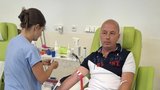 Dárce rekordman: Aleš (51) z Brna věnoval krev už 307krát!