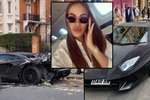 Modelka Daria Radionová (26) si nechala Lamborghini nazdobit dvěma miliony diamantů od Swarovskiho. V Londýně o něj však přišla při nehodě.