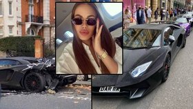 Modelka Daria Radionová (26) si nechala Lamborghini nazdobit dvěma miliony diamantů od Swarovskiho. V Londýně o něj však přišla při nehodě.