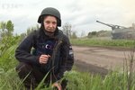Válečná reportérka Darja Stomatová v reportáži pro ČT
