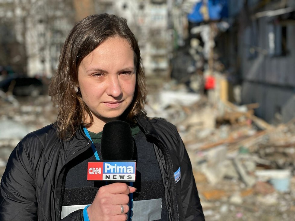 Darja Stomatová, válečná reportérka CNN Prima NEWS