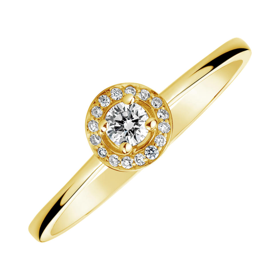 Diamantový prsten ALOve, cena 14072 Kč, www.alove.cz