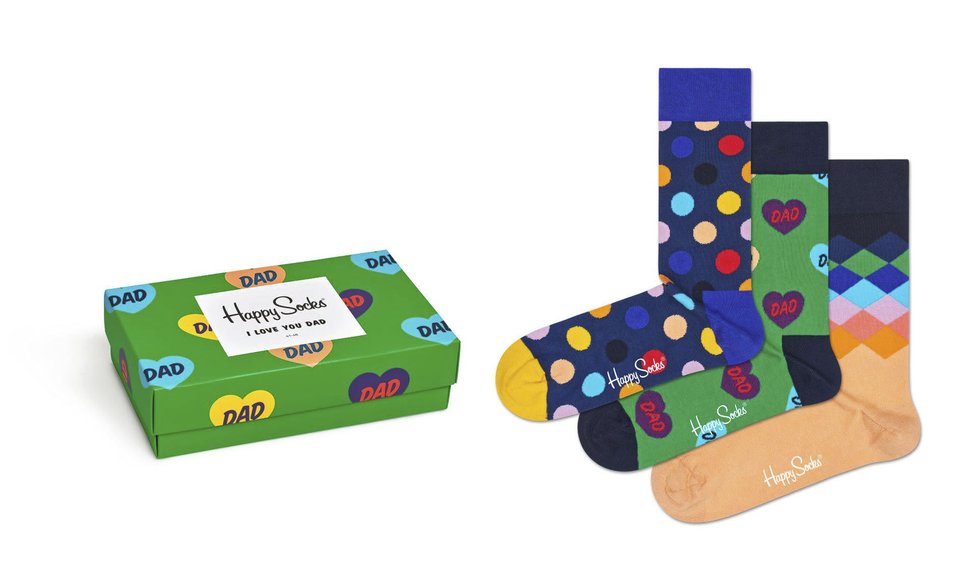 Veselé ponožky Vtipné ponožky Happy Socks v dárkovém balení, proidávají prodejny s obuví a www.urbanlux.cz, cena 839 Kč