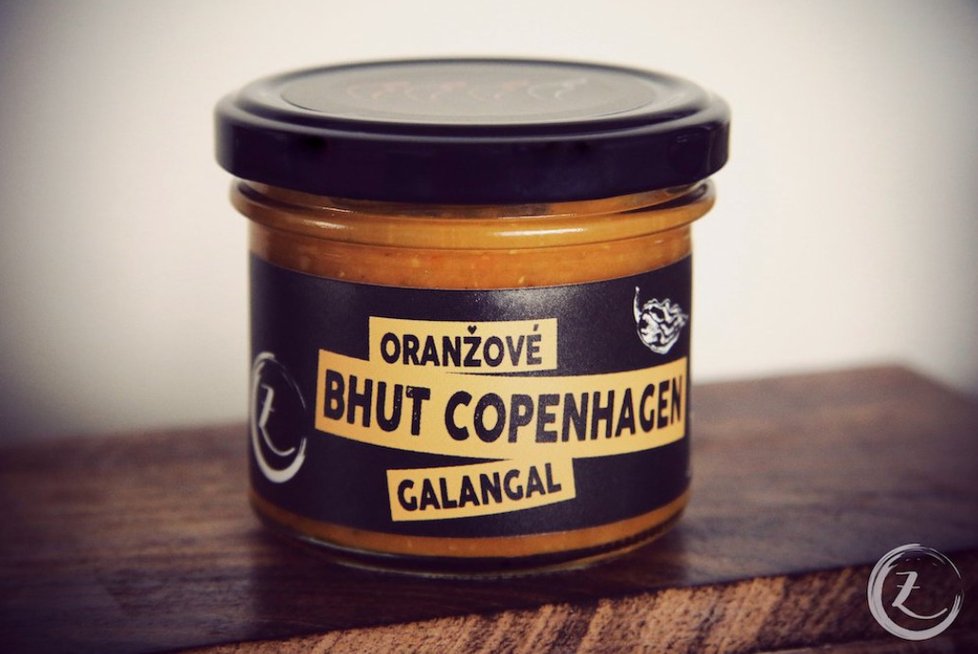 ORANŽOVÉ BHUT COPENHAGEN GALANGAL, 119 Kč, www.pestoandchilli.cz