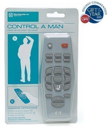 Dálkový ovladač &#39;Control a man&#39; je praktickým dárkem manželkám a nespokojeným partnerkám, NAOKO, 250 Kč