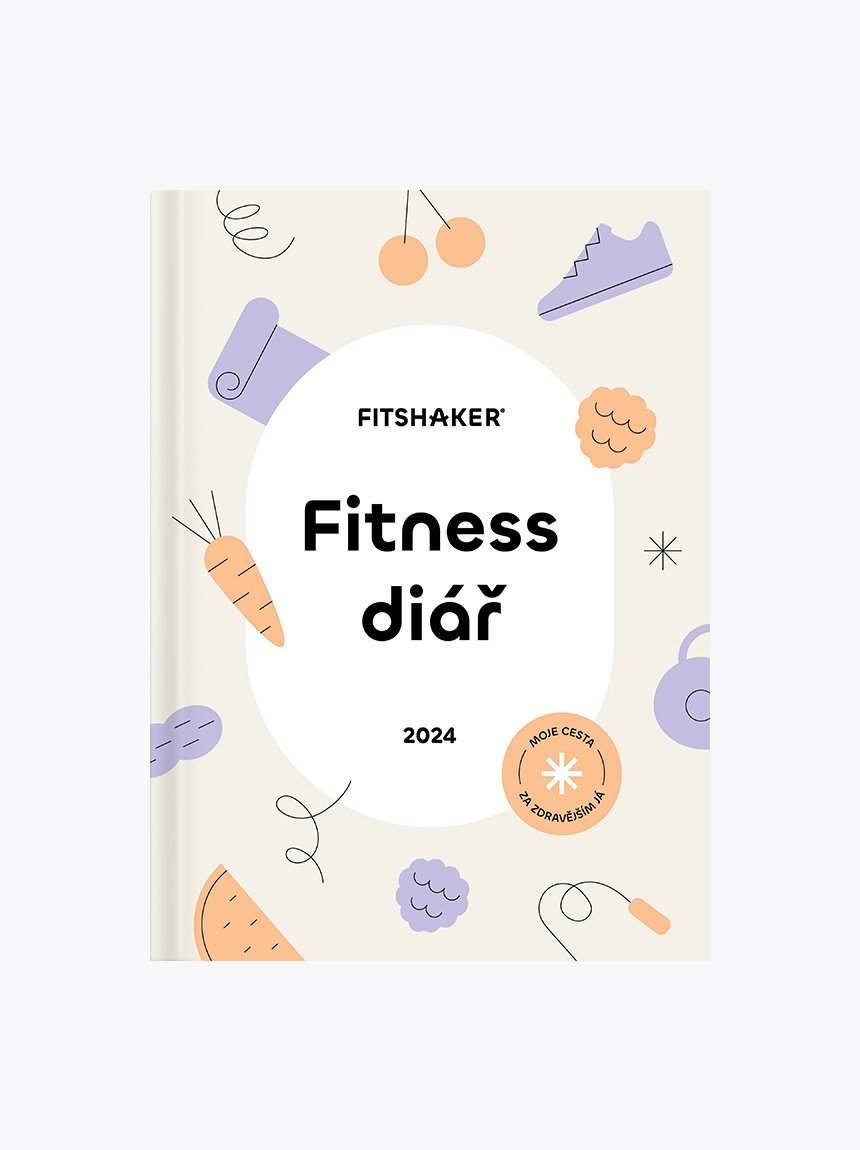 Fitness diář, 399 Kč, www.fitshaker.cz