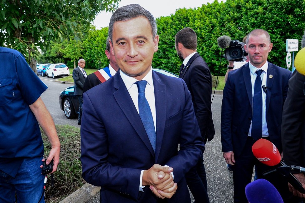 Francouzský ministr vnitra Gérald Darmanin