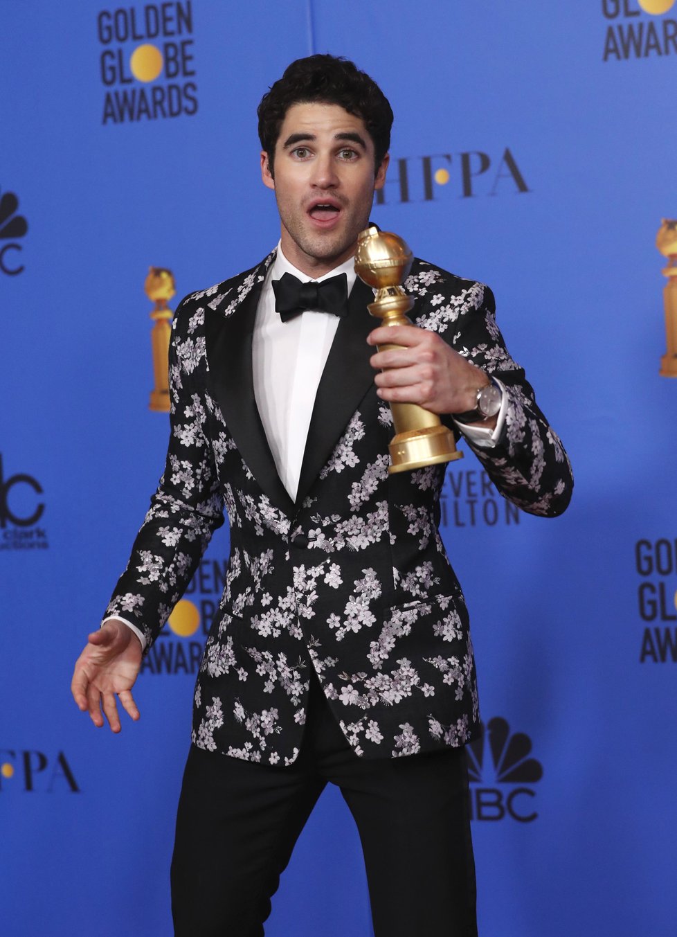 Darren Criss se Zlatým glóbem