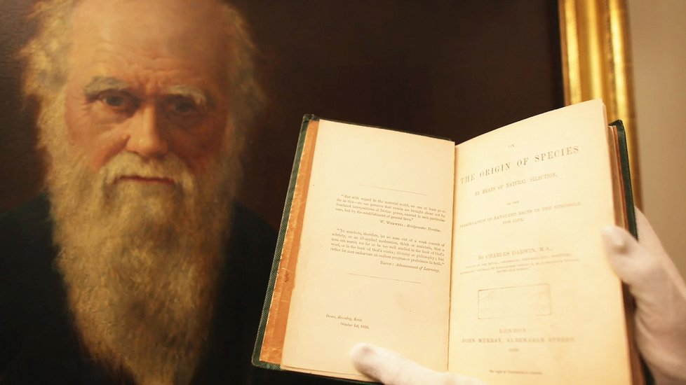 „Mnoho světla bude vneseno do původu člověka“. Charles Darwin