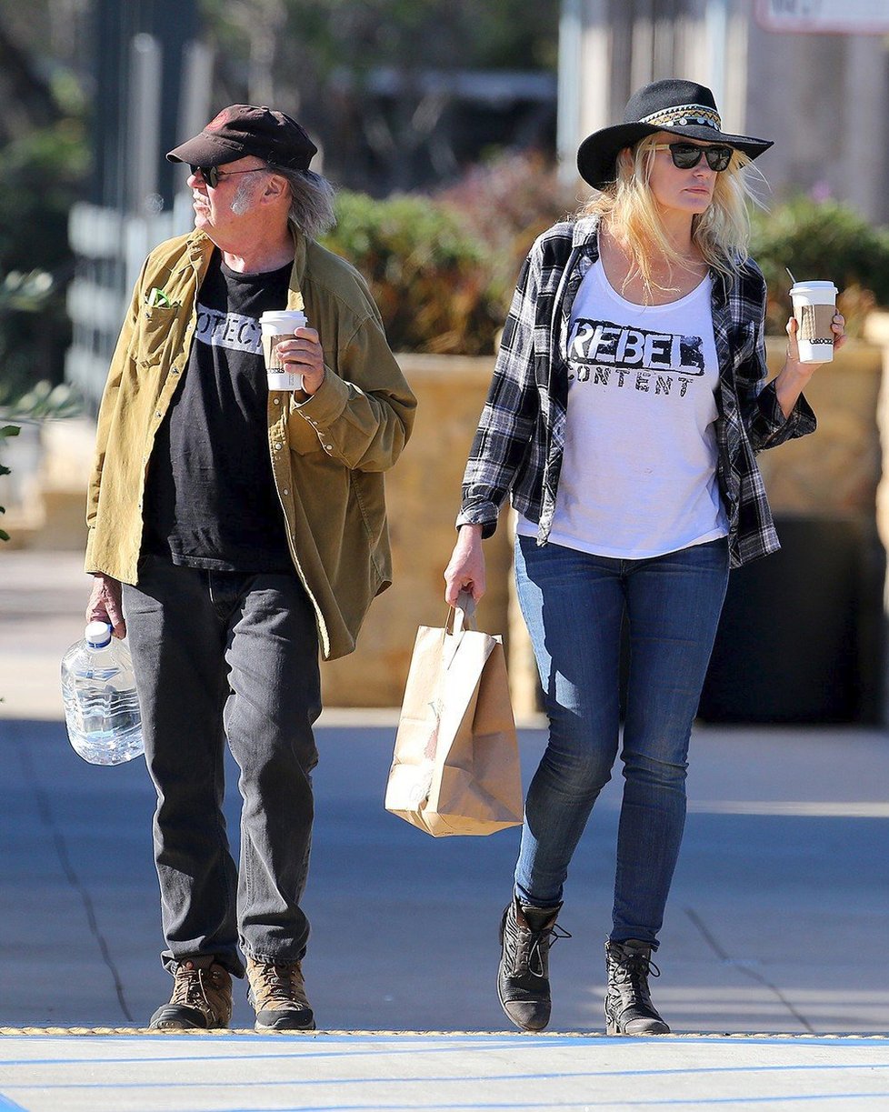 Daryl Hannah a Neil Young