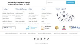 Datart má tlačítko Odstoupit od kupní smlouvy na hlavní stránce.