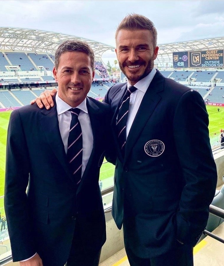 Dave Gardner a David Beckham