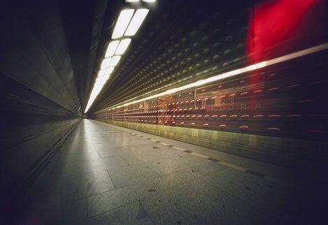 Takto vyfotil David Balihar pražské metro.