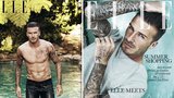 Mokrý a zamračený. David Beckham jako první muž na obálce ženského magazínu