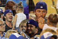 Milující táta David Beckham: S Harper dováděli na baseballu