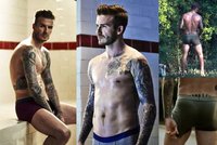 To je tělo! Sexy David Beckham se svlékl do slipů. A bylo se na co dívat