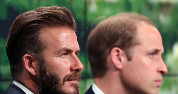 David Beckham a princ William jsou dlouholetí přátelé.