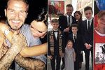 Krásná anglická rodinka! Podívejte do soukromého alba Davida a Victorie Beckhamových.