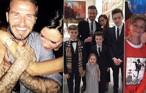 Beckhamovic šťastná rodinka: Podívejte se do rodinného alba Victorie a Davida