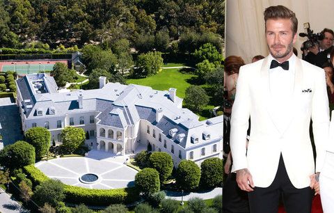 Beckham pro rodinu kupuje nejdražší barák Ameriky! 127 pokojů za 5 miliard! Podívejte se, jak to vypadá uvnitř