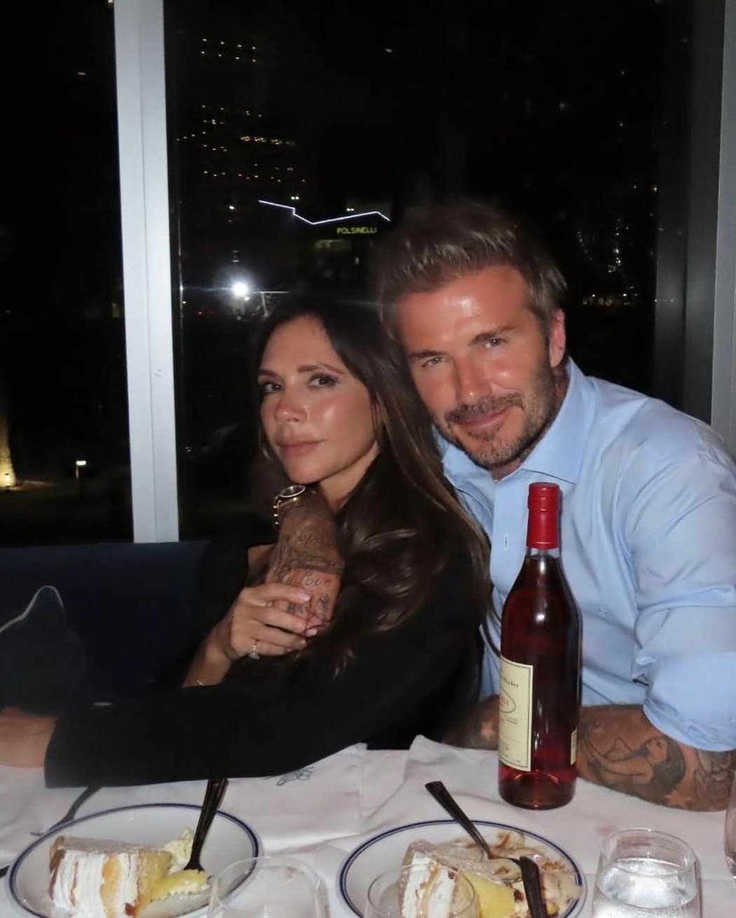 David Beckham se svou milovanou Victorií