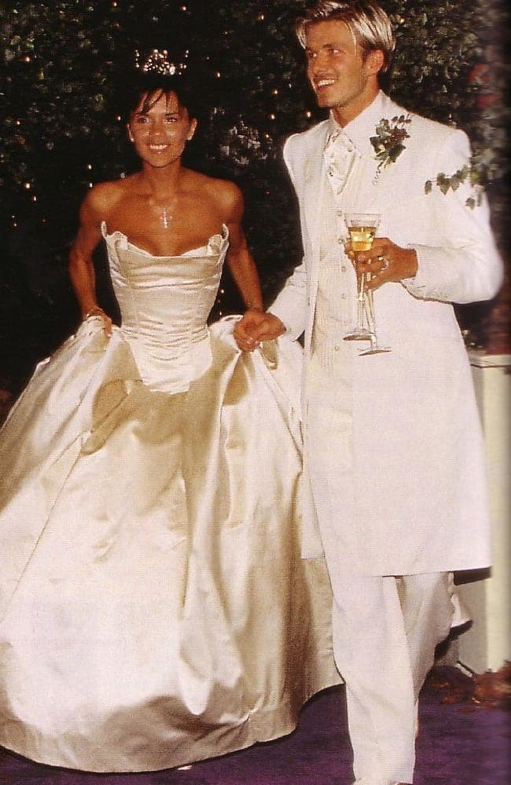 1999: Svatba Victorie a Davida byla doslova milionová.
