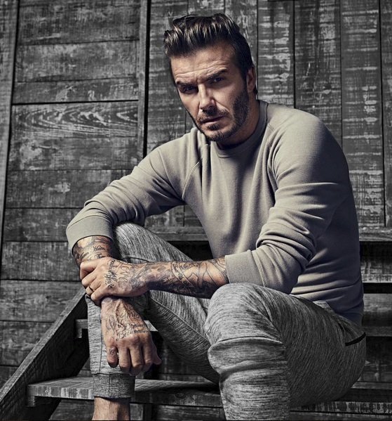 David Beckham jako model