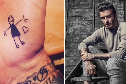 Johnny Depp, David Beckham a další slavní, kteří mají tetování kvůli dětem