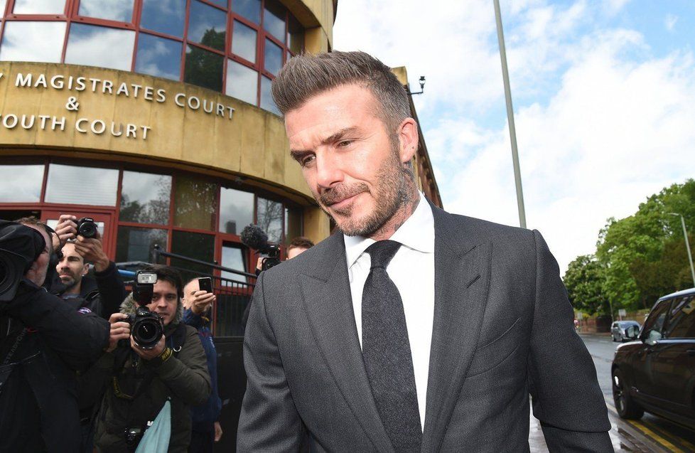 David Beckham musel k soudu