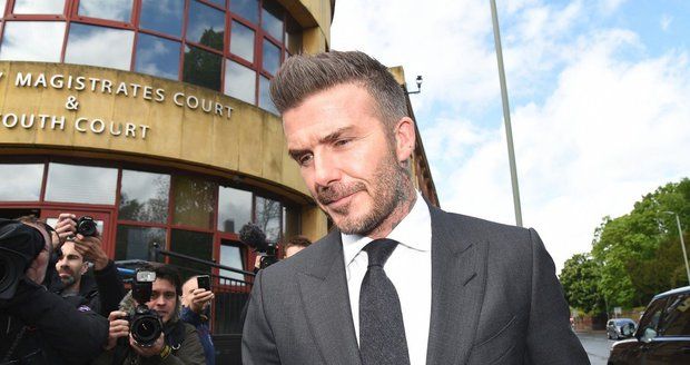 David Beckham musel k soudu