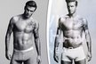 David Beckham se svlékl do trenek při focení reklamy pro nejmenovaný módní řetězec