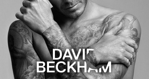 David Beckham se stal hlavním reklamním tahákem nové kolekce nejmenovaného módního obchodu. A odhlalil při tom nejen svá tetování