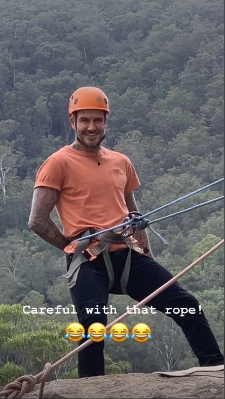 David Beckham na dovolené v Austrálii