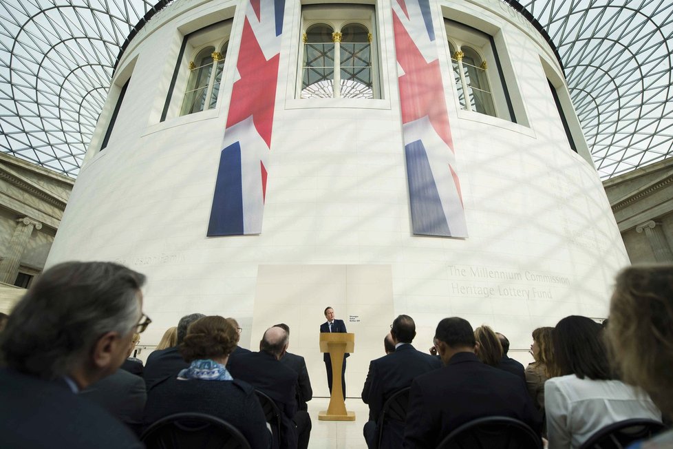 Britský premiér David Cameron a kampaň proti Brexitu - za setrvání V. Británie v EU