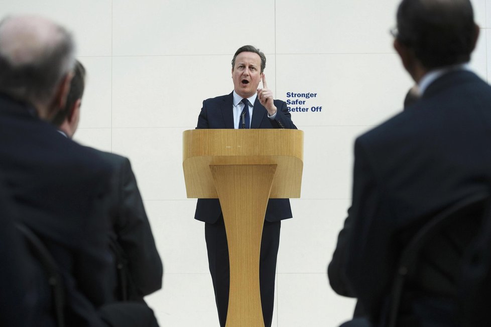 Britský premiér David Cameron a kampaň proti Brexitu - za setrvání V. Británie v EU
