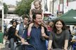 Britský premiér David Cameron s rodinou