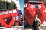 Další kontroverzní projekt výtvarníka Davida Černého : Klikující autobus v Londýně