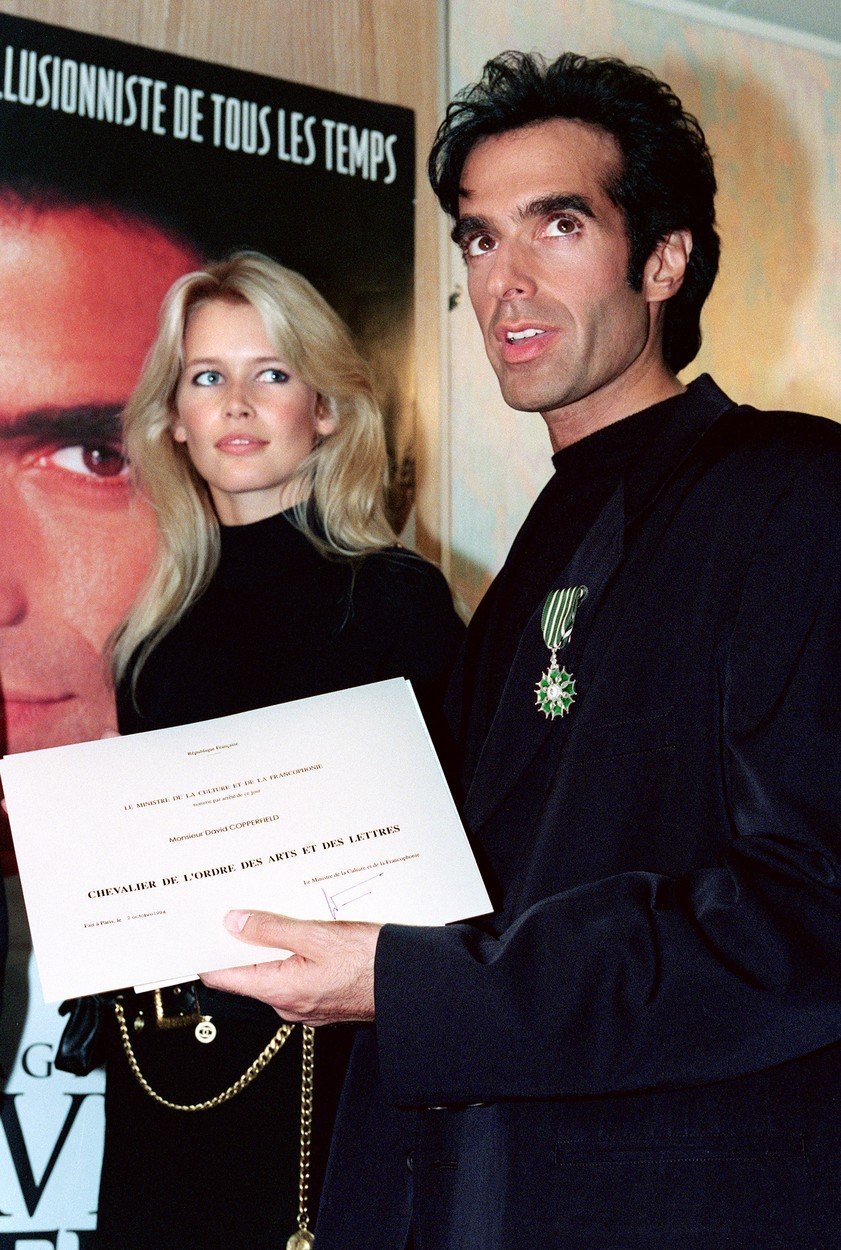 David Copperfield a Claudie Schiffer