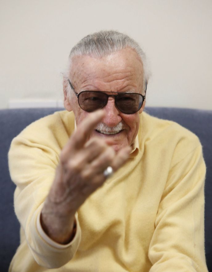 Komiksový tvůrce Stan Lee.