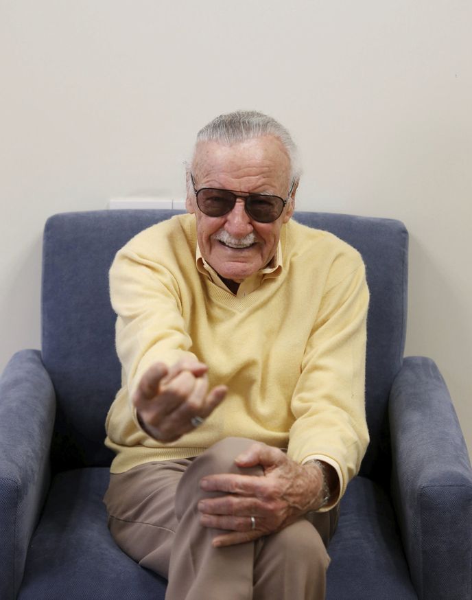 Komiksový tvůrce Stan Lee.