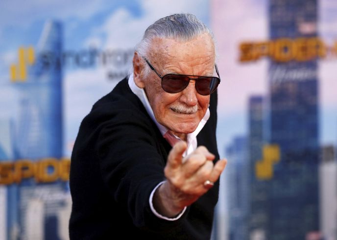 Komiksový tvůrce Stan Lee.