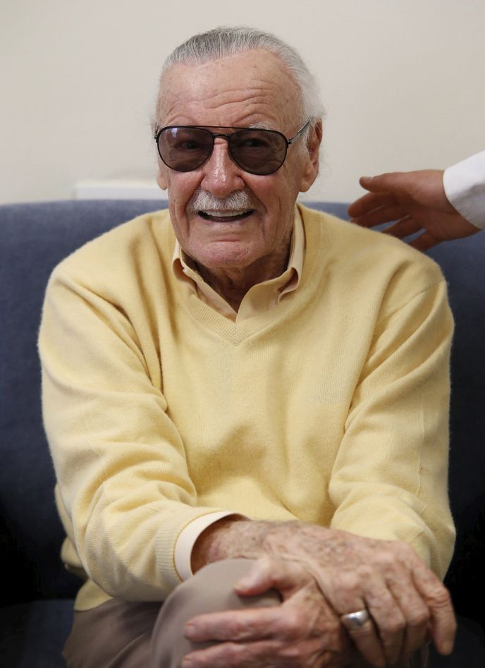 Komiksový tvůrce Stan Lee. Komiksový tvůrce Stan Lee.