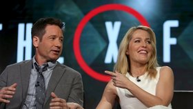 David Duchovny a jeho partnerka Gillian Andersonová