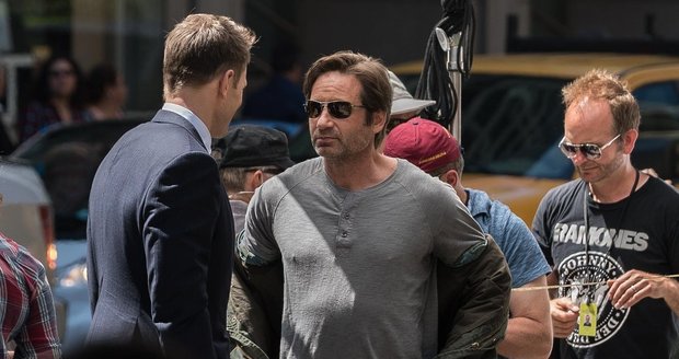 David Duchovny na place