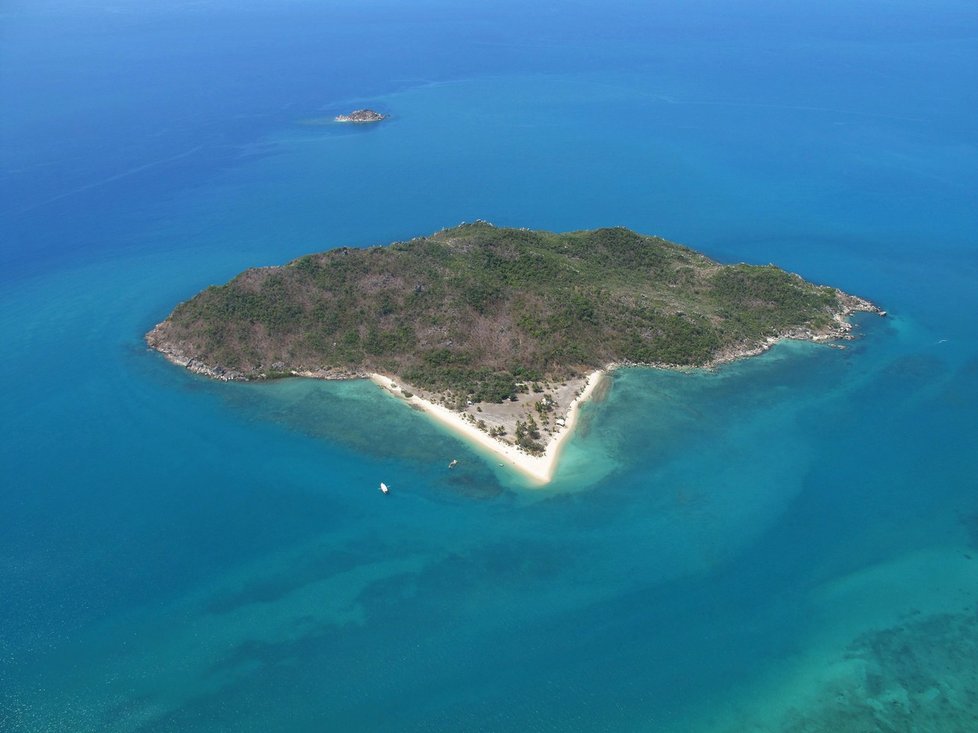 Ostrov Restoration u severovýchodního pobřeží Austrálie.